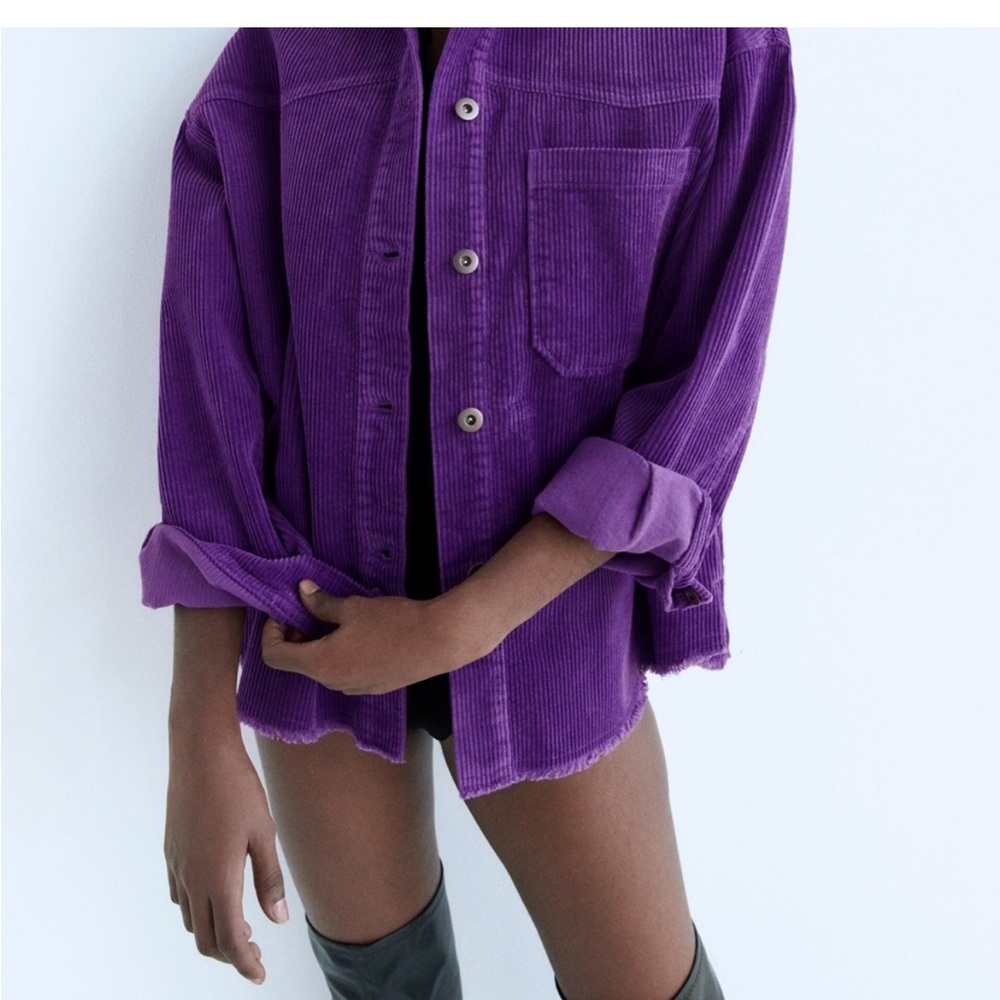 Zara corduroy shirt
